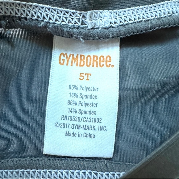 ⭐️ 5 for $25 GYMBOREE Kids Swim Shirt Rash Guard in Gray and Yellow Size 5 T - Picture 3 of 3
